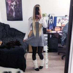 Plaid Checkered Mini Dress